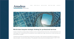 Desktop Screenshot of amadeusprofessional.com